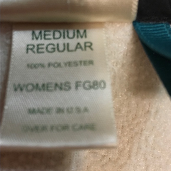 L.L. Bean women’s White Fleece Jacket Med - Picture 2 of 6